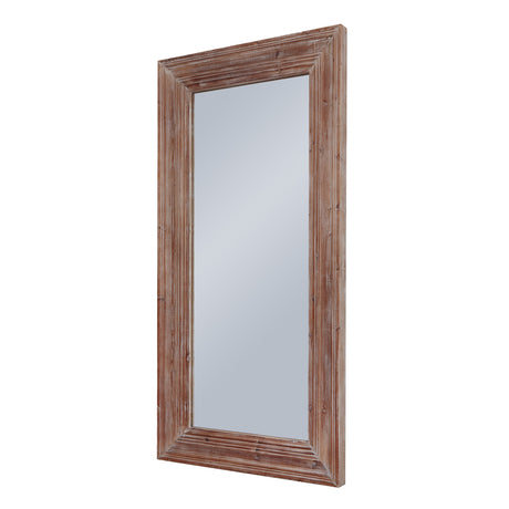 newby washed wood large mirror