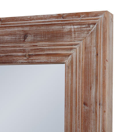 newby washed wood large mirror