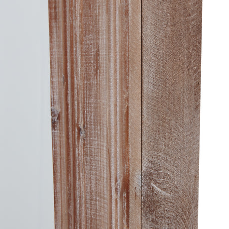 newby washed wood large mirror