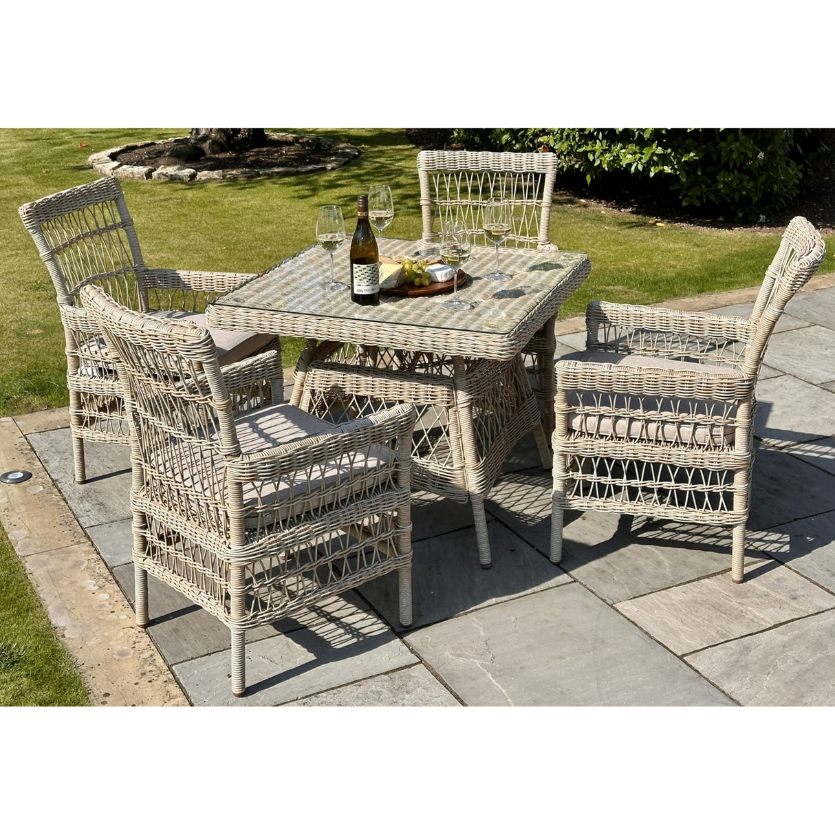 provence collection outdoor 4 seater dining set