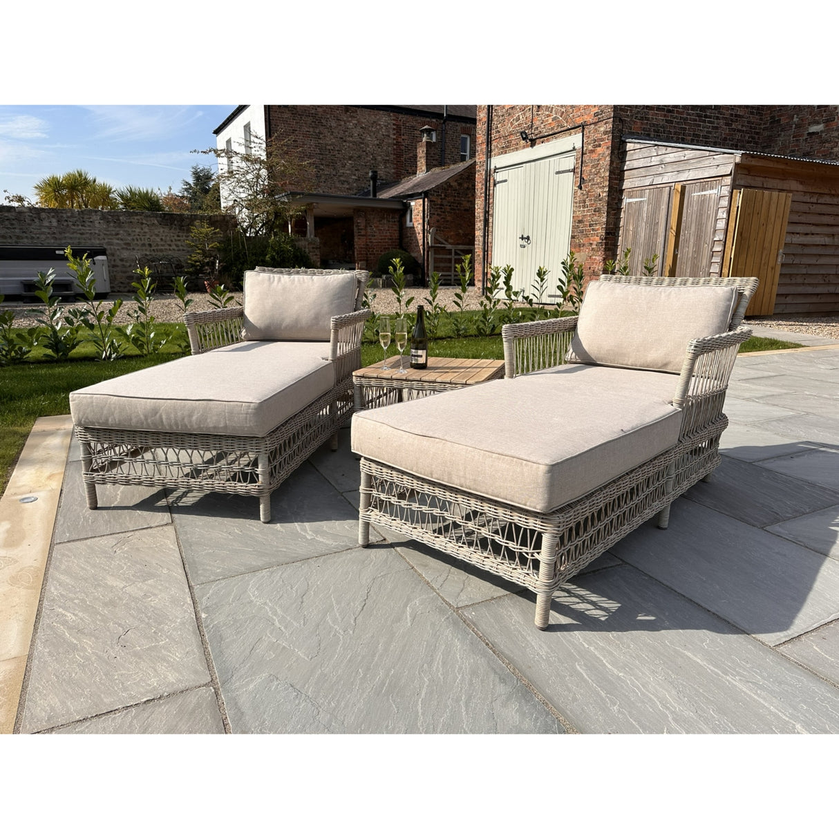 Colette Collection Outdoor Sun Lounger Set