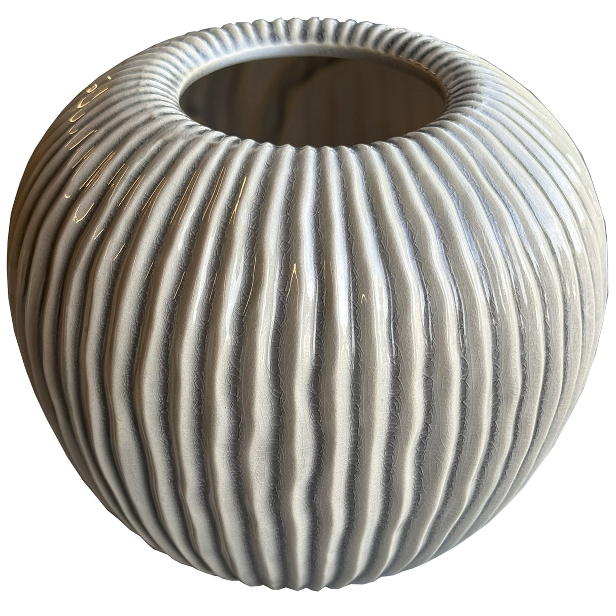 Cecile Small Striped Vase