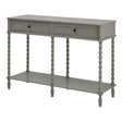 the camden collection large two drawer console table