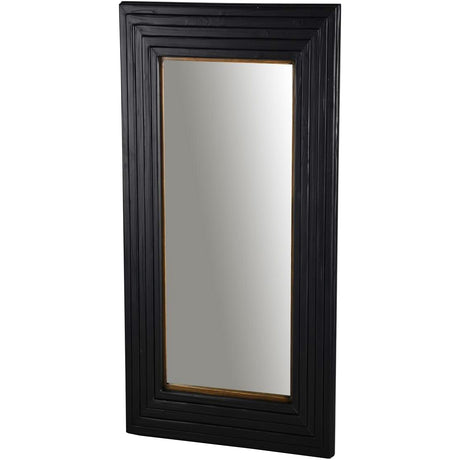 lennox black wall mirror