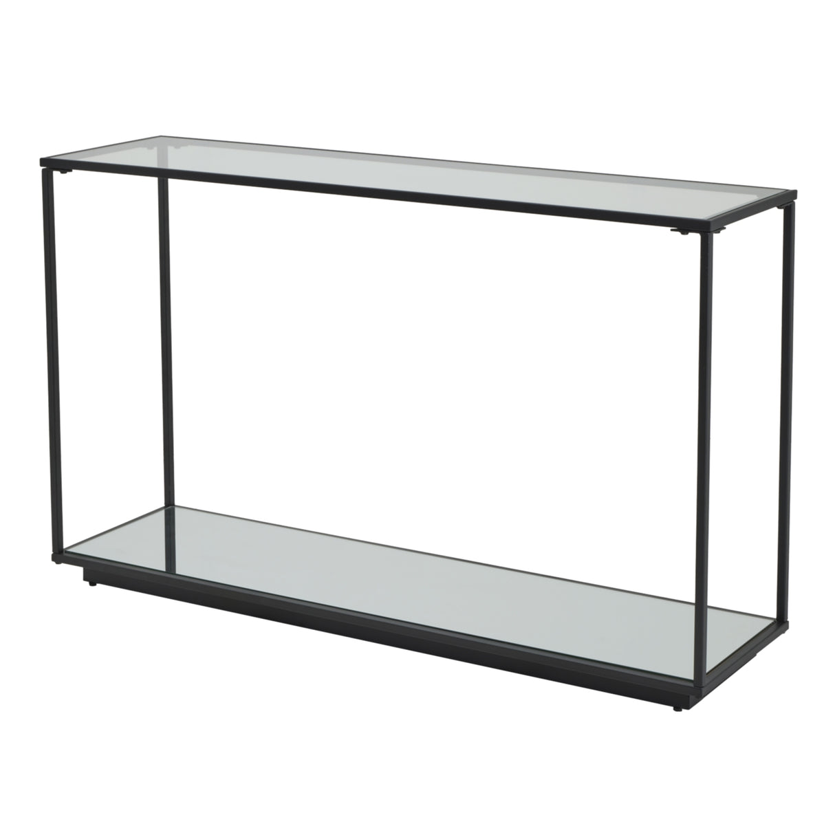 lennox black framed console