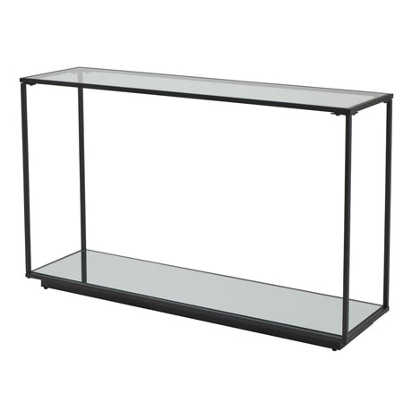 lennox black framed console