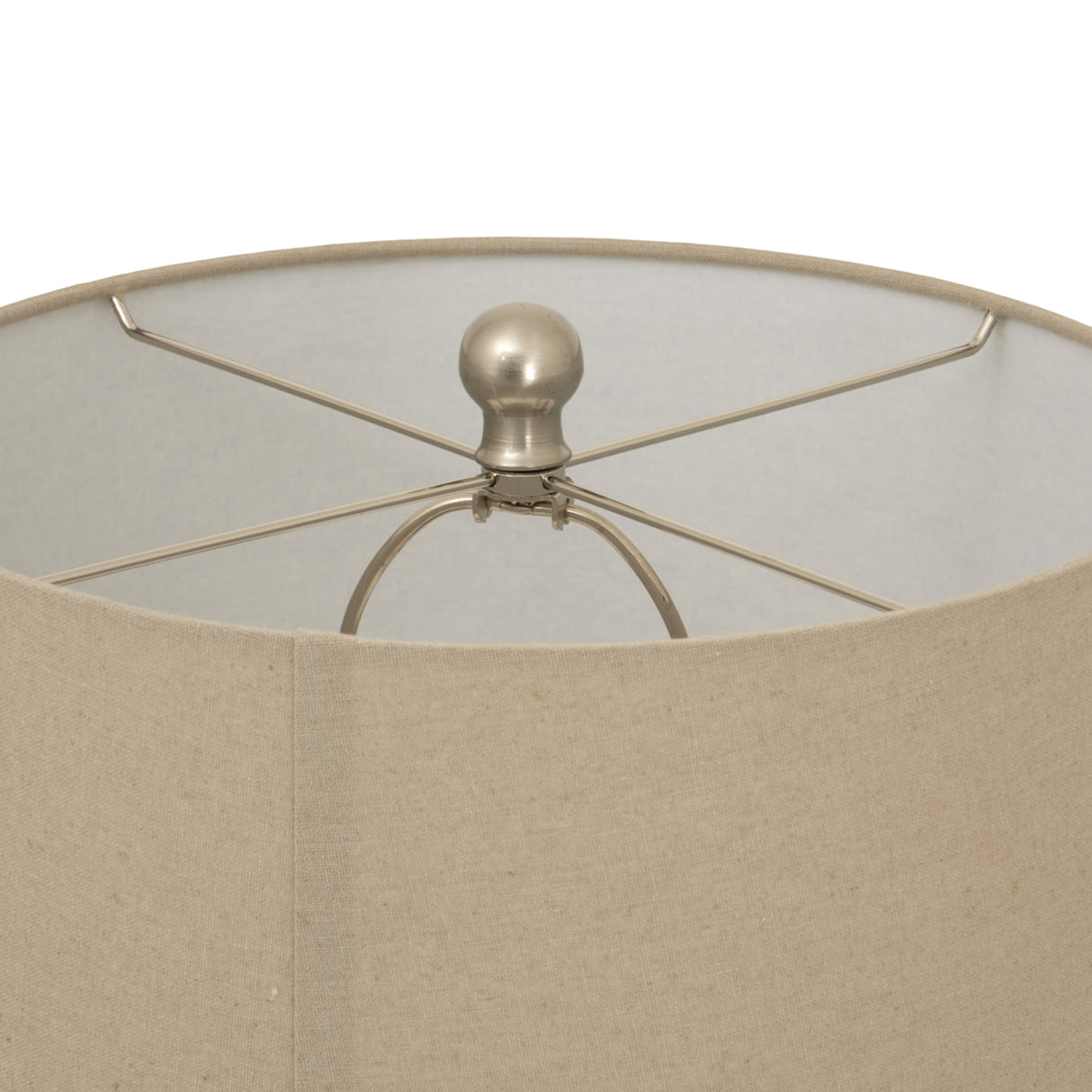 Alice Weave Ceramic Table Lamp With Linen Shade