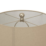 Alice Weave Ceramic Table Lamp With Linen Shade