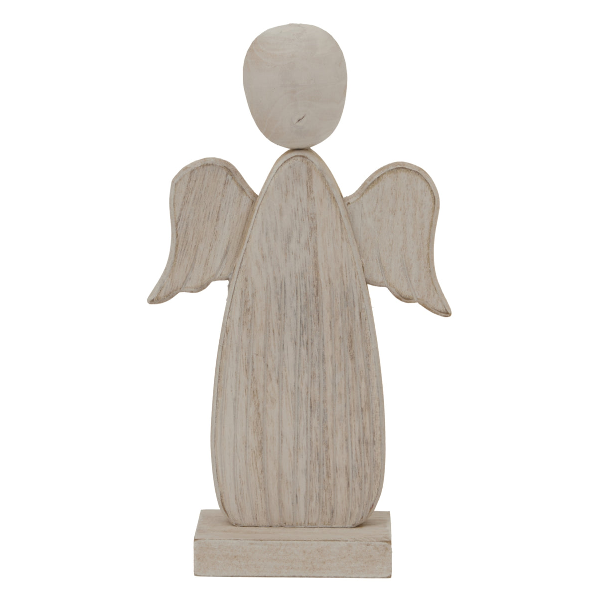 Yvette Large Whitewashed Angel