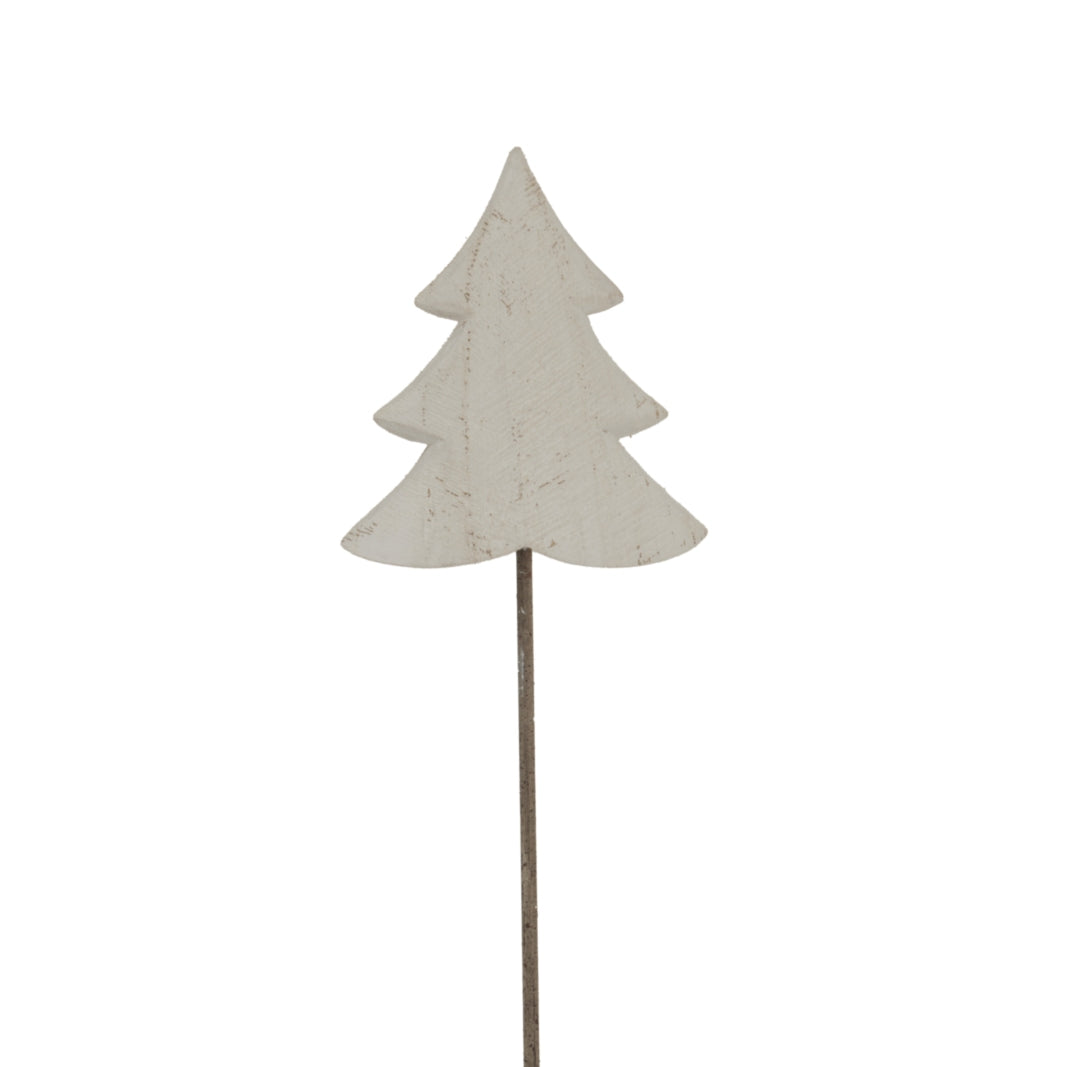 Yvette Whitewashed Tree On Stand