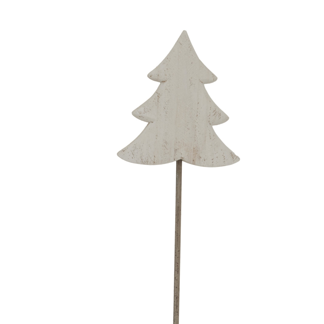 Yvette Large Whitewashed Tree On Stand