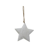 Sandrine Whitewashed Rustic Hanging Star