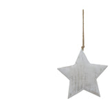 Sandrine Large Whitewashed Rustic Hanging Star