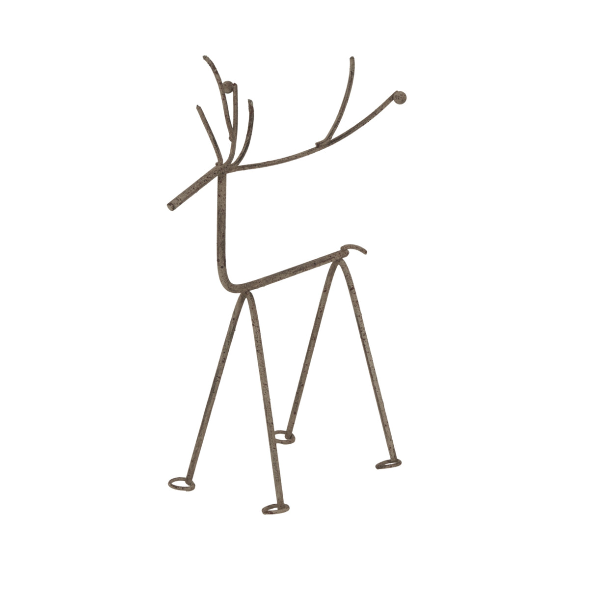 Marlene Medium Metal Reindeer On Stand