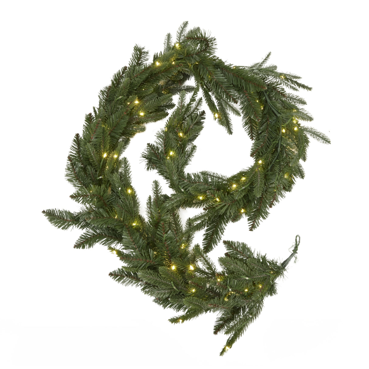 Agathe Green Pre-Lit Woodland 200 Led Fir Garland