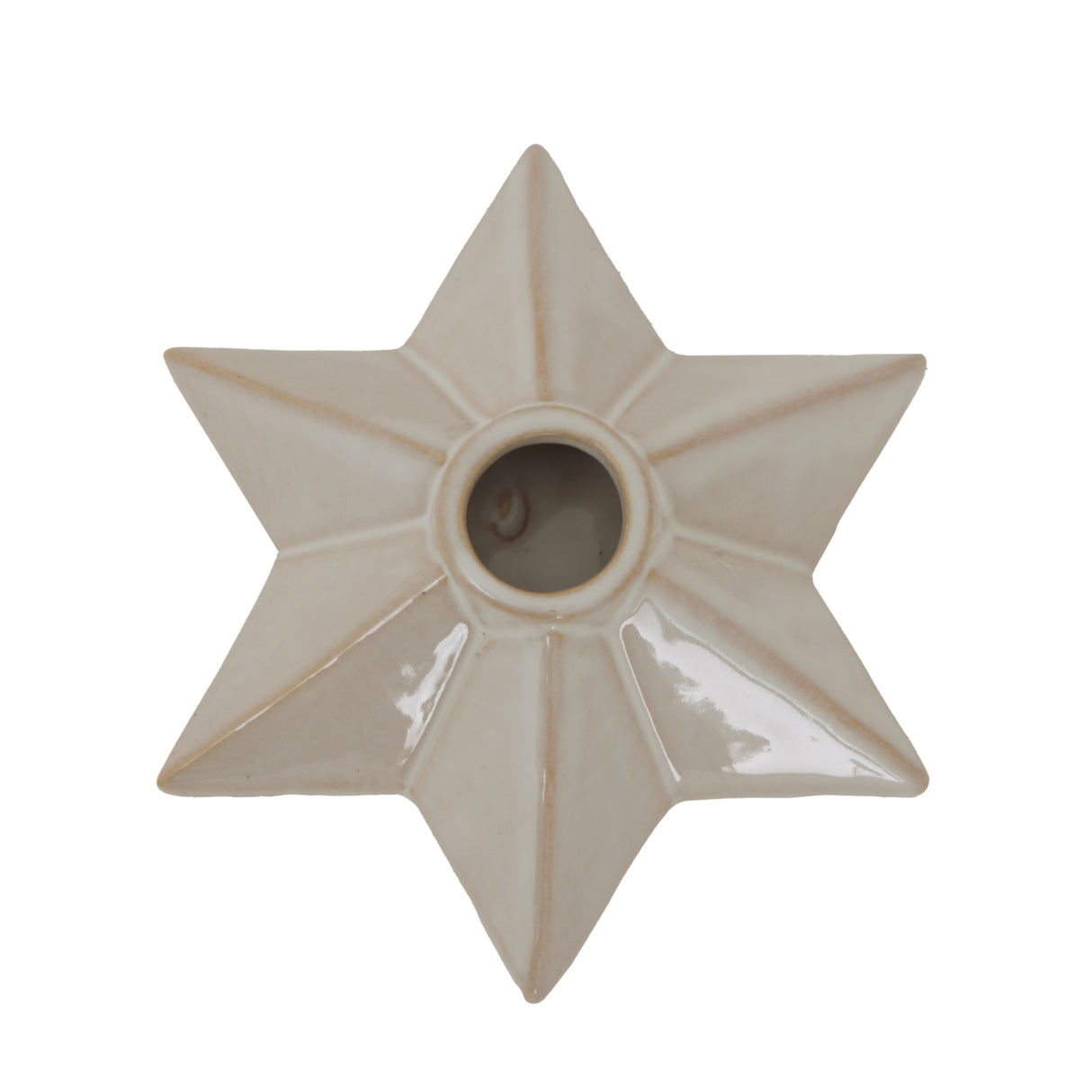 Oriane Ceramic Angled Star Candle Holder