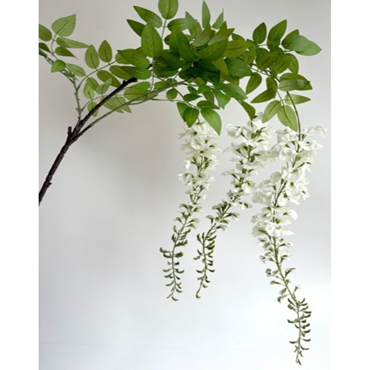 Lilou Large White Wisteria Spray