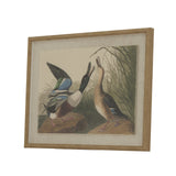 Aliénor Collection Mallards On Linen In Beaded Frame