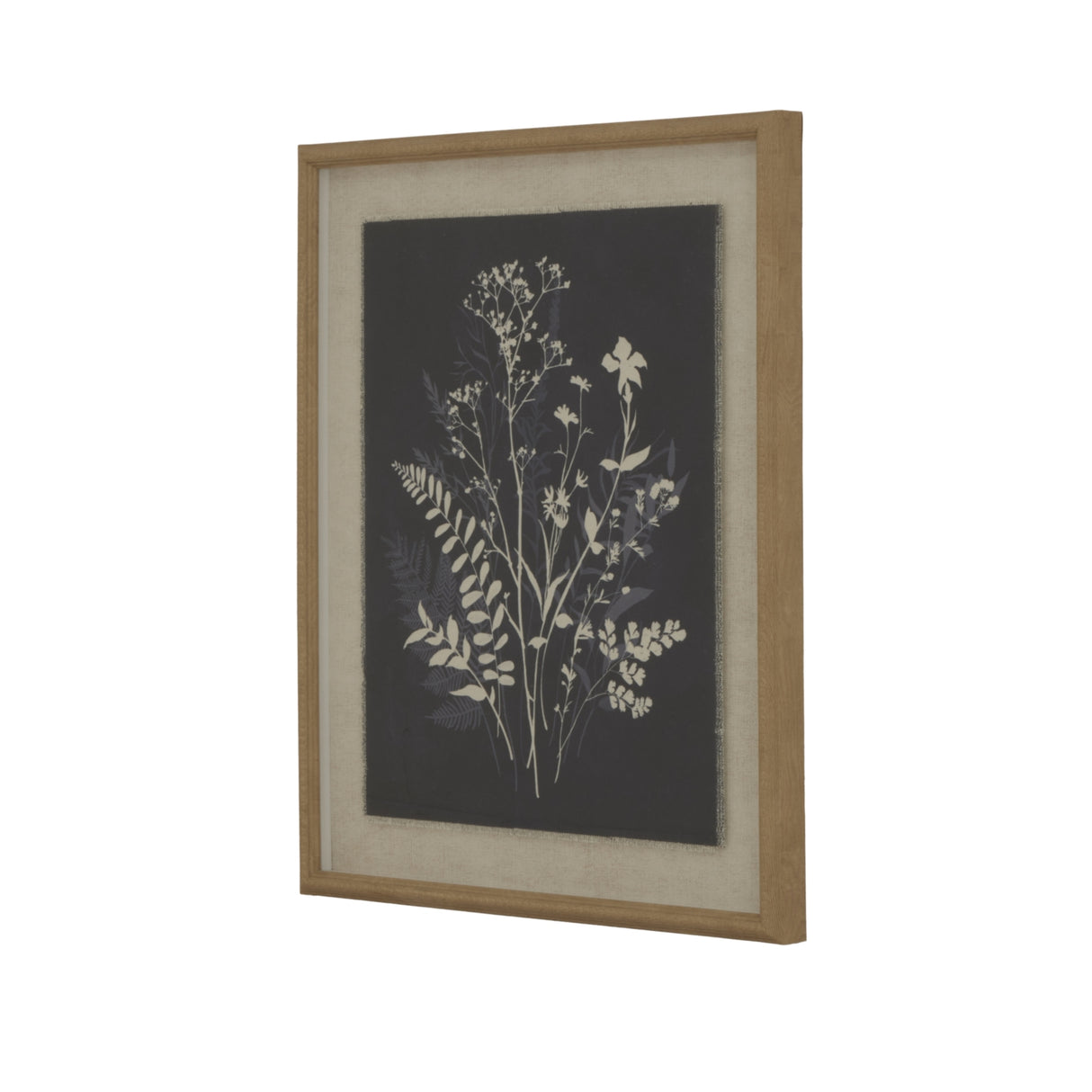 Aliénor Collection Grove On Linen In Beaded Frame