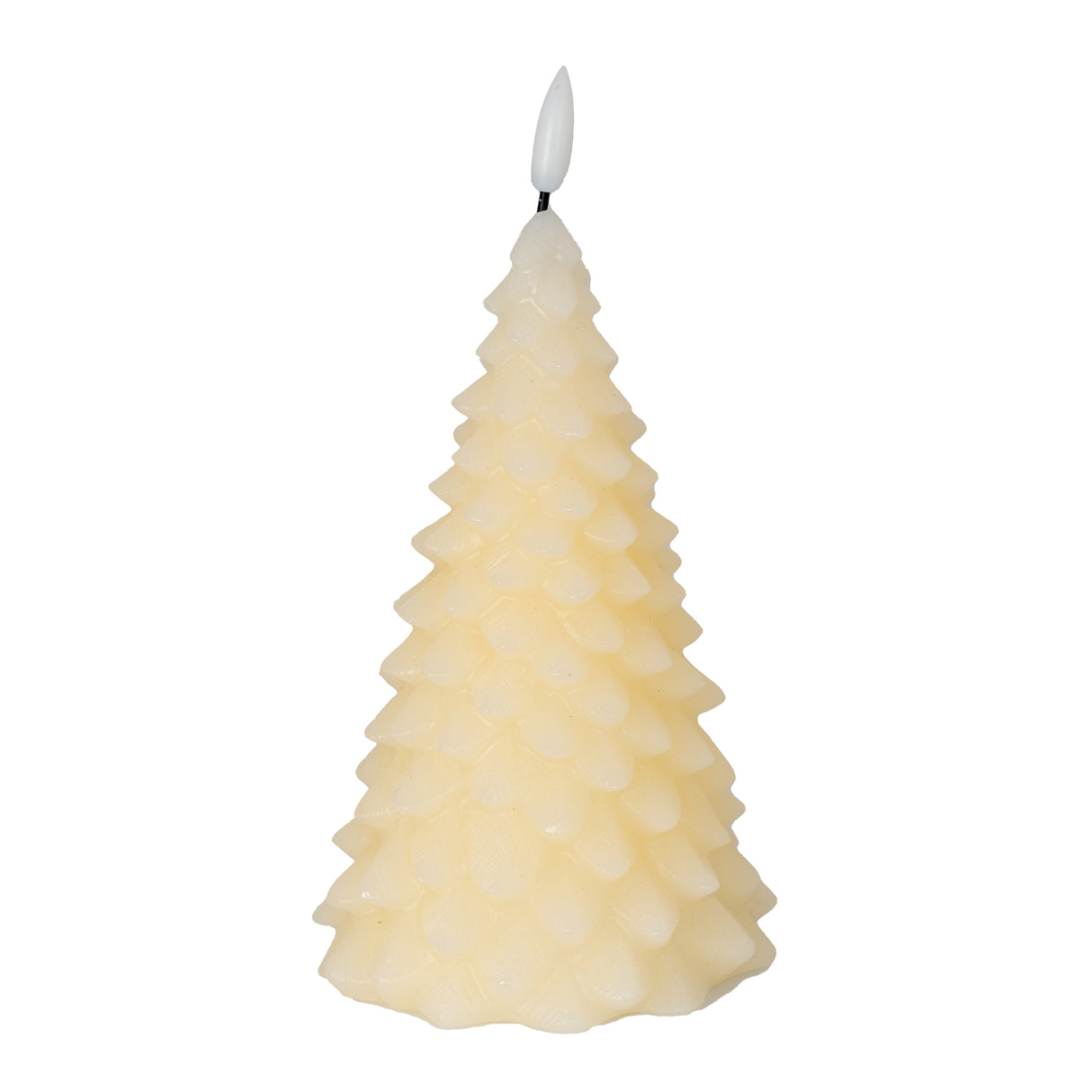 Amelina Natural Glow Cream Tree LED Wax Candle