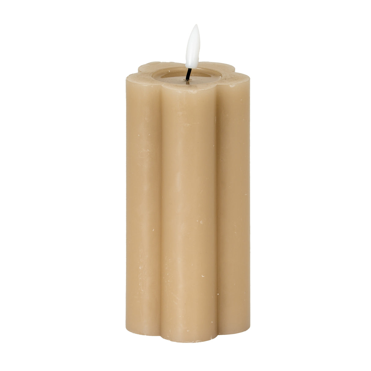 Delara Natural Glow 2.75x6 Stone LED Candle