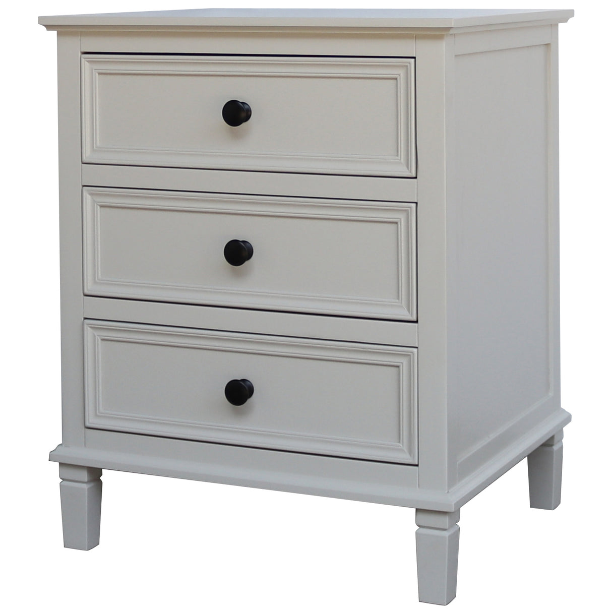 Cezanne 3 Drawer Bedside Table