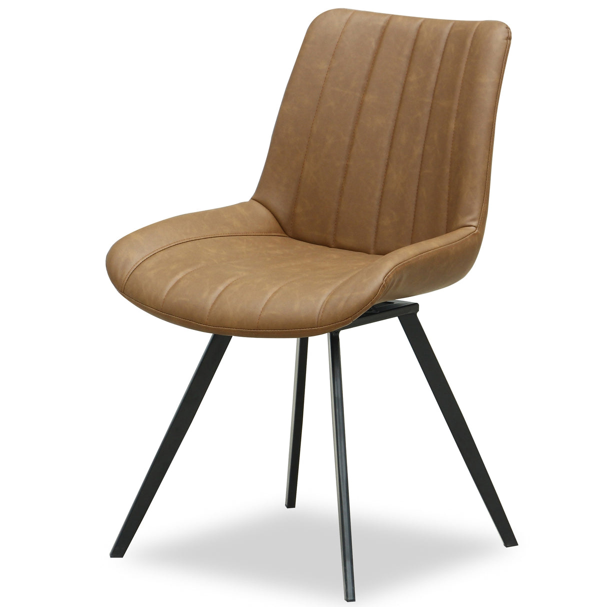 Liliane Tan Swivel Dining Chair