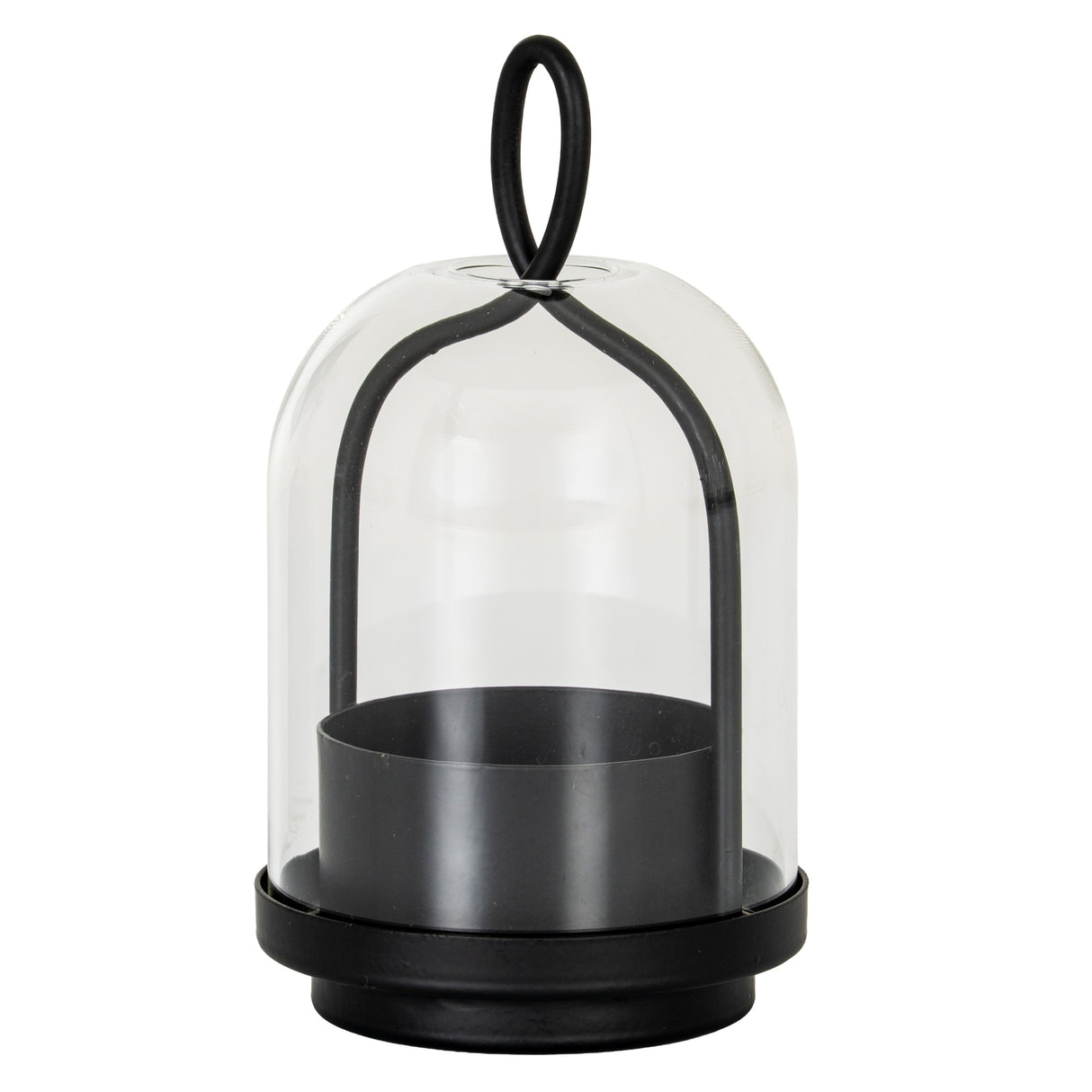 Liliane Large Candle Holder With Glass Cloche