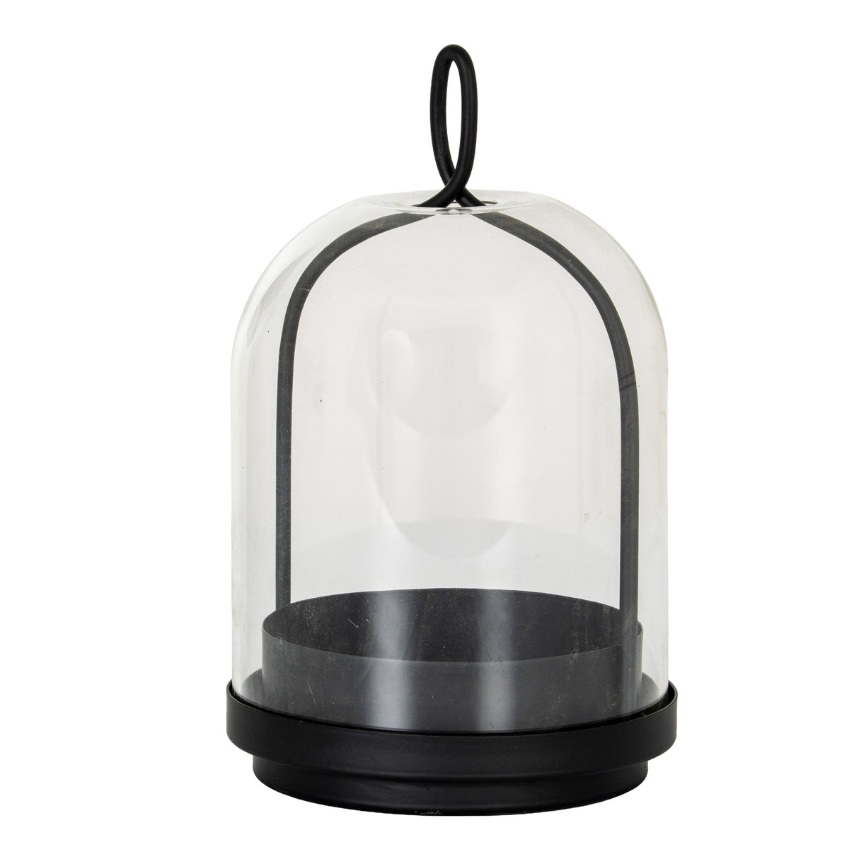 Capucine Medium Candle Holder With Glass Cloche