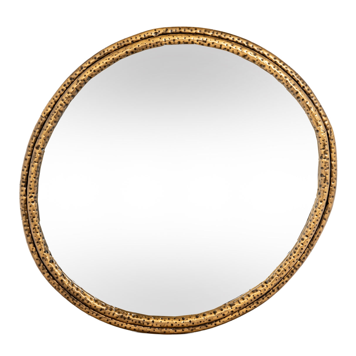 Karine Medium Mirror With Dimpled Frame