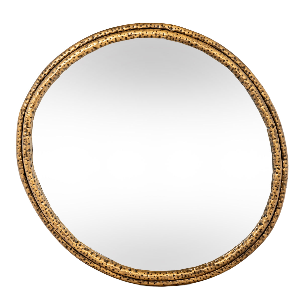 Karine Small Mirror With Dimpled Frame