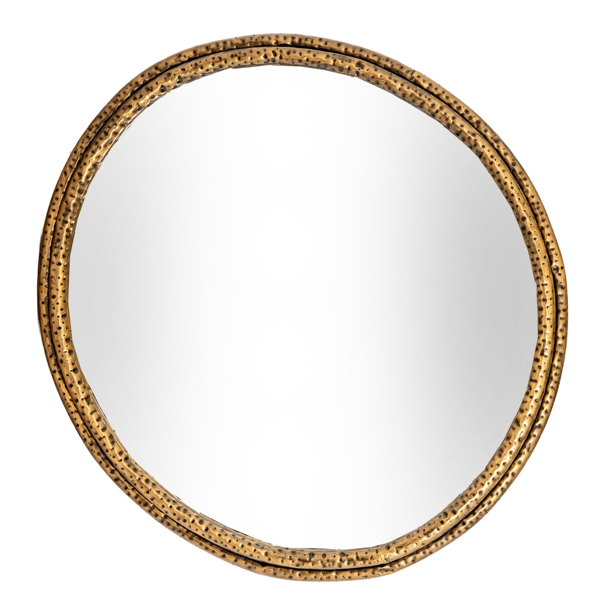 Karine Large Mirror With Dimpled Frame