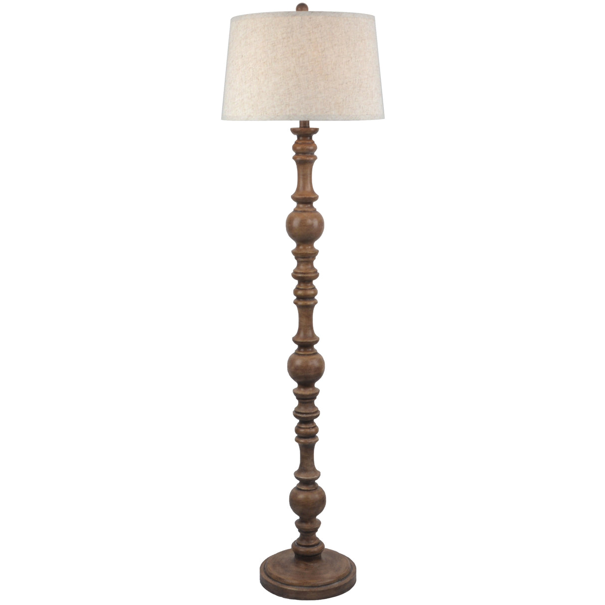 Isolde Sepia Shadows Table Lamp With Linen Shade