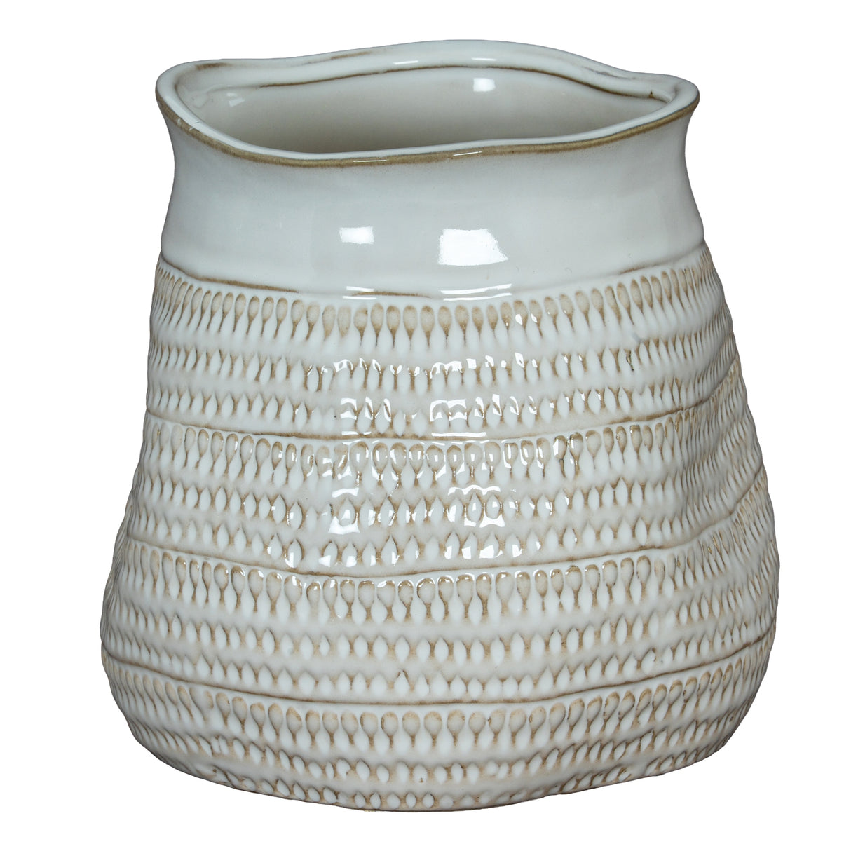 edeline Wide Hewn Vase