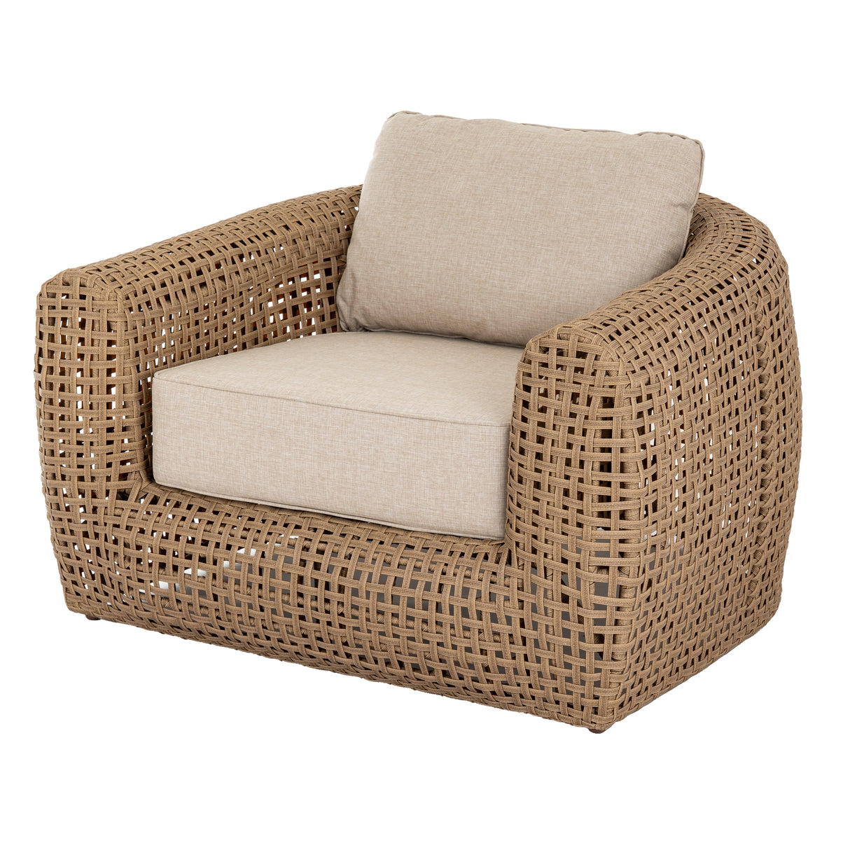 Genevieve Bloom Collection Outdoor Large Lounge Chair