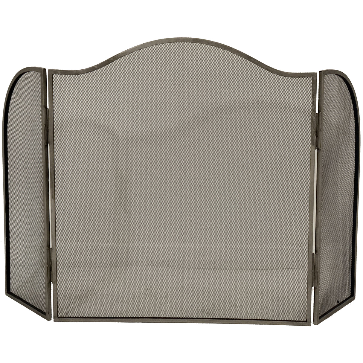 Camille Antiqued Silver Large  Fire Screen