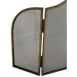 Camille Antiqued Brass Large  Fire Screen
