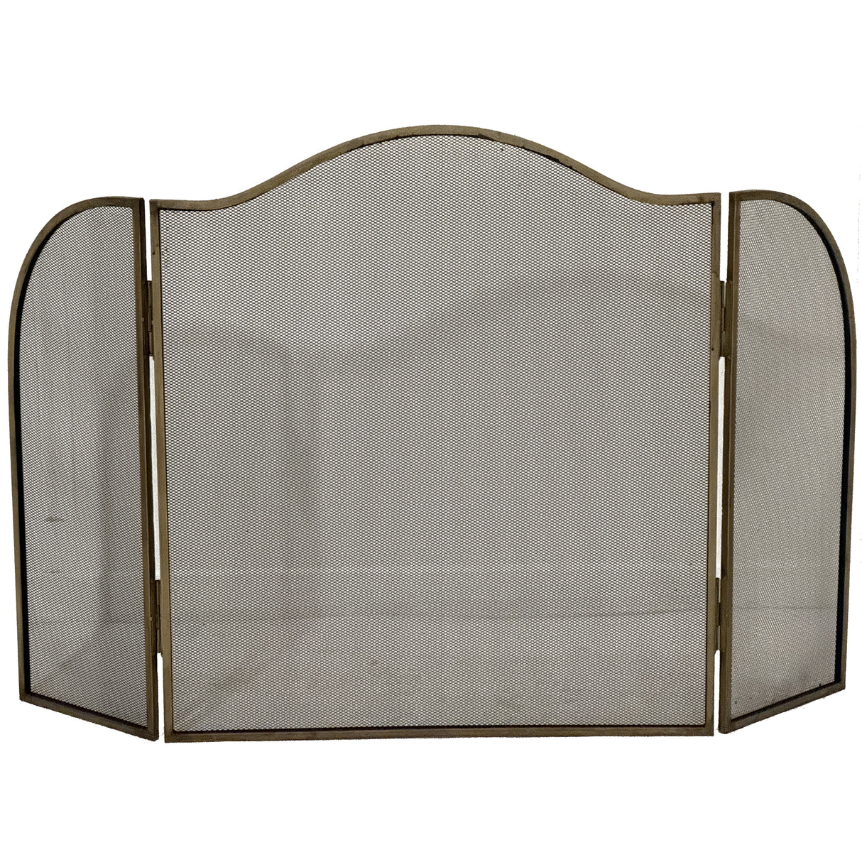 Camille Antiqued Brass Large  Fire Screen