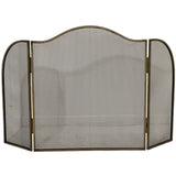 Camille Antiqued Brass Large  Fire Screen