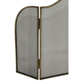 Camille Antiqued Brass Fire Screen