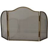 Camille Antiqued Brass Fire Screen