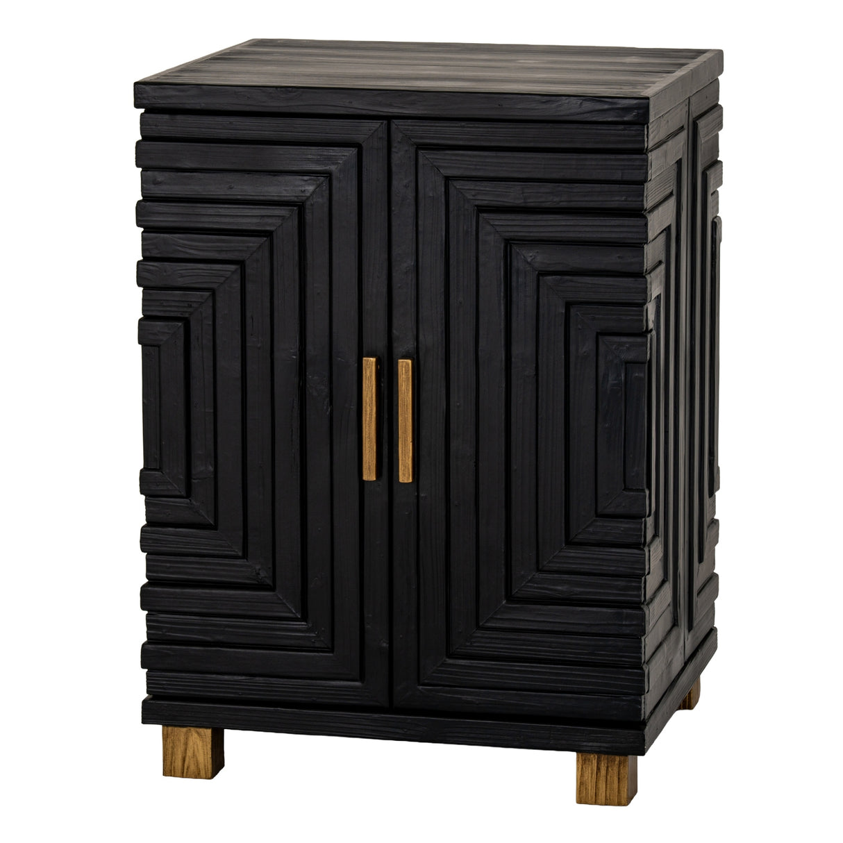 Celine Lennox Black 2 Door Small Sideboard