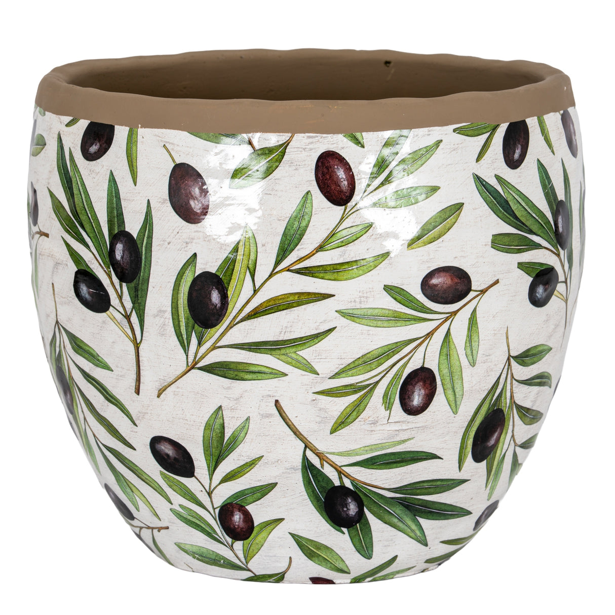 Camille Verdal Olive Large Planter