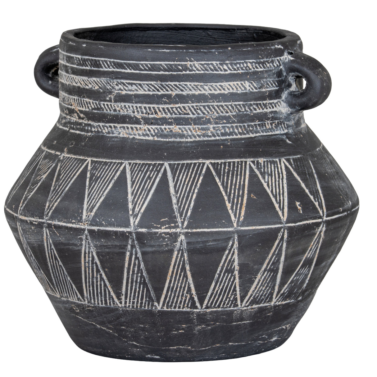 Delphine Etched Collection Tall Pot With Handle
