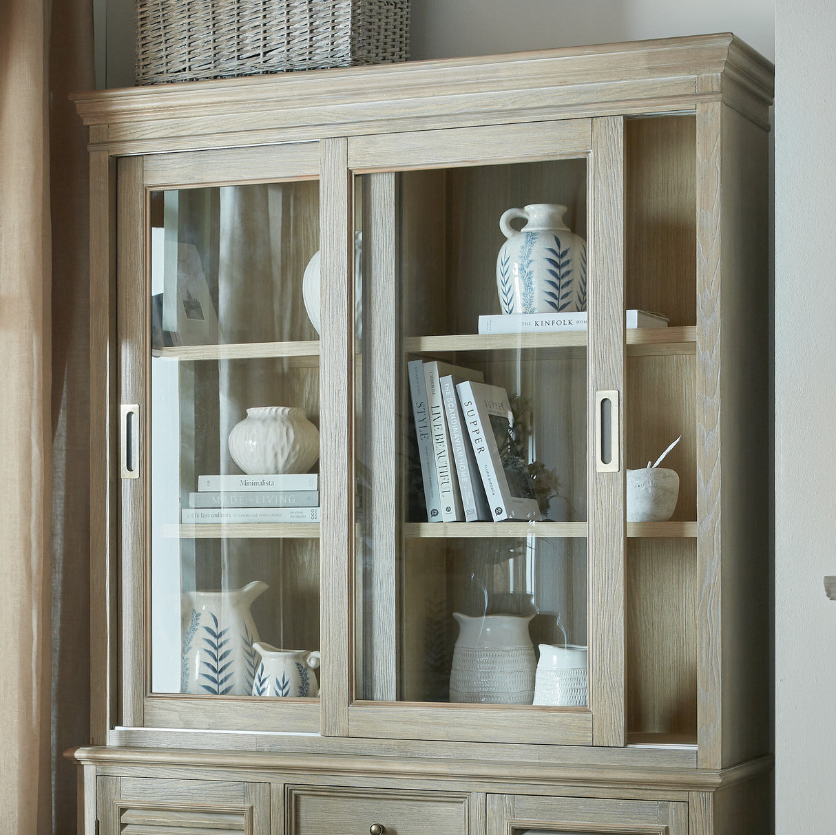 Aveline Collection Sliding Glass Dresser Top