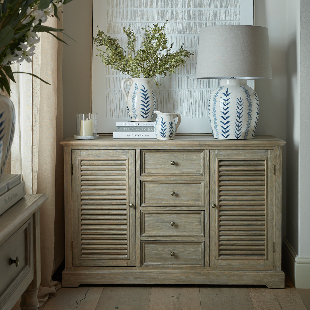 Aveline Collection 2 Door 4 Drawer Large Dresser Base