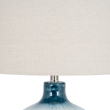 Althea Ocean Shadows Table Lamp With Linen Shade