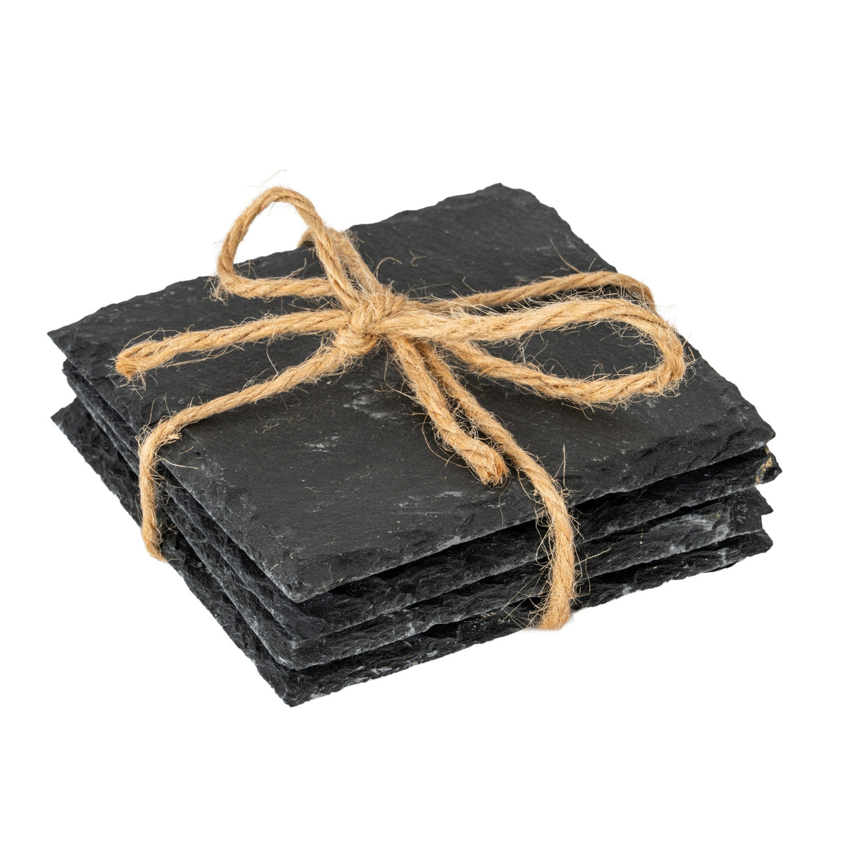 Noemie Set of Four Round Slate Coasters
