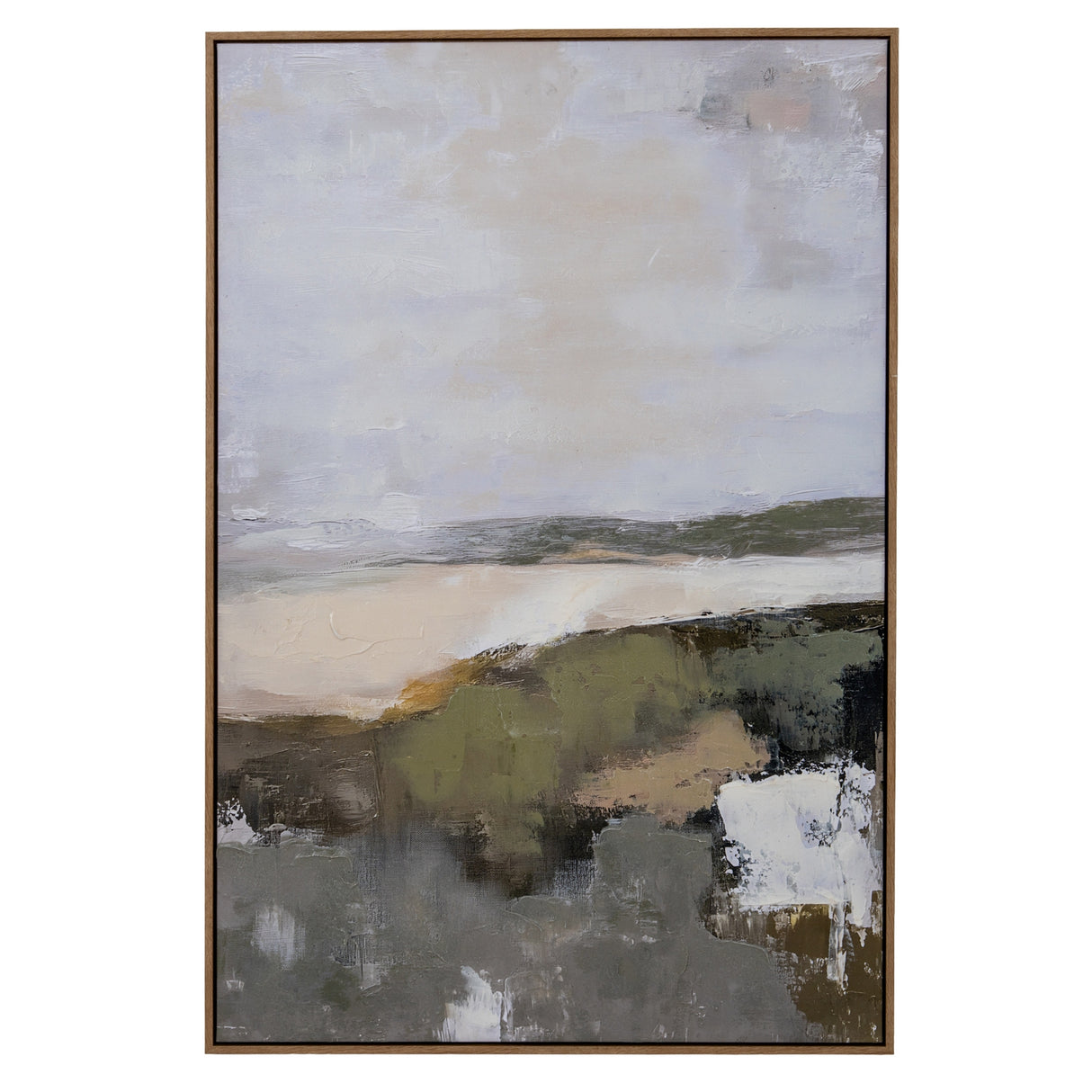 Celine Hillside View Hand Painted Canvas in Frame
