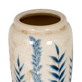 Adeline Large Blue Flora Tall Olpe Vase